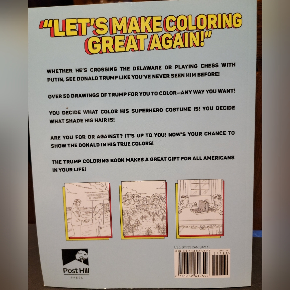 Trump Coloring Book - Picture 2 of 2